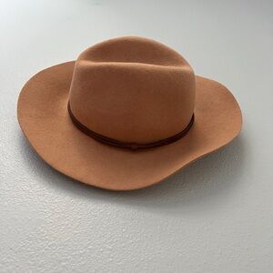 Urban Outfitter Caramel 100% Wool Fedora